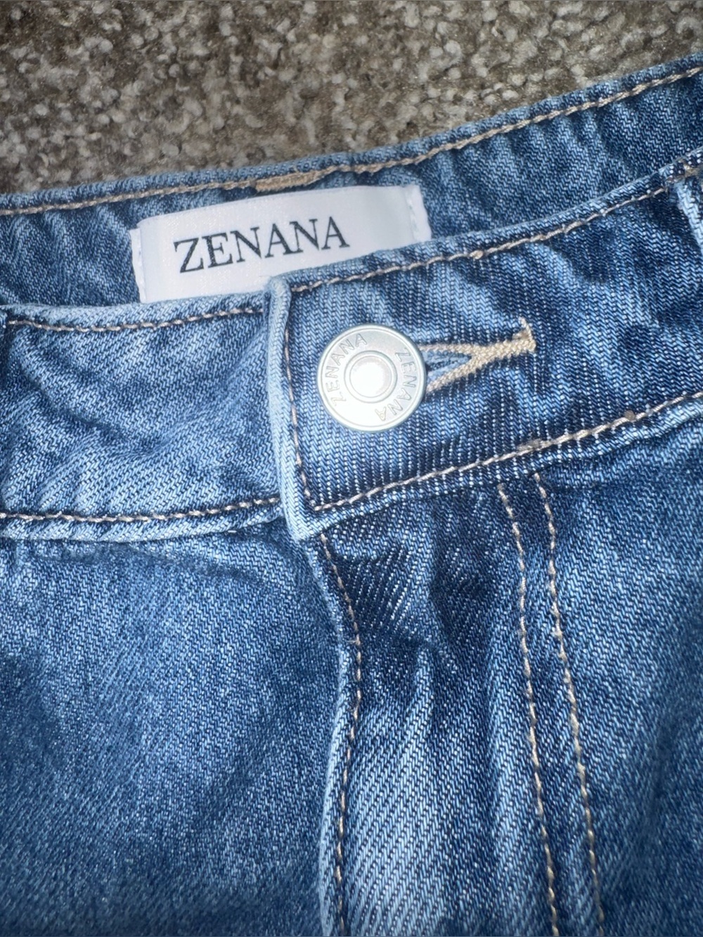Zenana Women’s High Rise Straight Leg Jeans Blue size 30 - Picture 9 of 13
